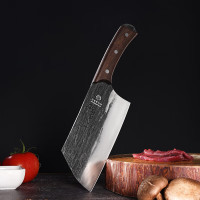 十八子作 手工锻打刀具 家用菜刀墨锋切片刀SL2326-B[精美彩盒装]