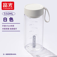 富光FG0417-550乐然水杯塑料杯男女运动学生高中生耐高温泡茶杯 珍珠白 550ml (单位:个)