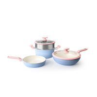康宁WORLD KITCHEN 铝质陶瓷不粘锅具四件组