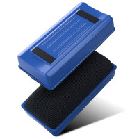 得力 112*55*40mm 白板磁性白板擦背面吸附黑板擦 颜色随机白板配件 白板笔 可用7837