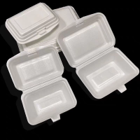 一次性泡沫饭盒A2 17*11.5*2cm盒高3.7cm 490套~500套/件