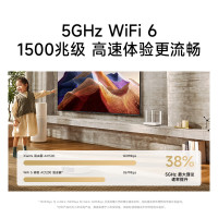 小米路由器AX1500 高速网络5G WiFi6 全千兆自适应网口 Mesh全屋 无线家用路由器