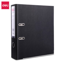 得力(deli) A4/3英寸带孔文件夹 欧式快劳夹单只装5481黑色