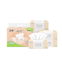 洁柔 抽取面巾纸3层120抽 6包/提