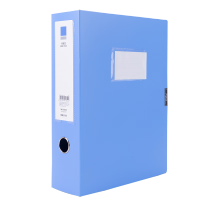得力 5624ES档案盒75mmA4文件盒(蓝色)(只)