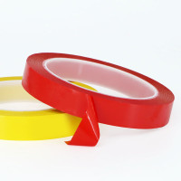 豪思克普 桌面定位胶带 彩色玛拉胶带1cm宽*66m长 5S划线胶带标识贴工厂实验室警示线 红黄蓝绿4卷装