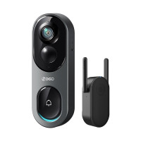 360可视门铃6Pro 500万超清画质家用监控智能门铃电子猫眼摄像头无线wifi手机远程查看对讲