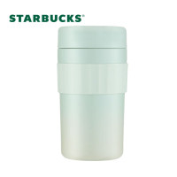 星巴克(Starbucks)绿色渐变款桌面不锈钢杯470mL