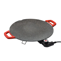 秋帝 多功能电烤盘一锅多用烹饪煎烤炒轻松承包全家美食 火山岩麦饭石QD-DZ35