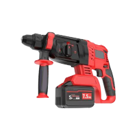 德力西 无刷充电式电锤多功能电钻电镐 26轻锤[7.5AH两电一充]+配件