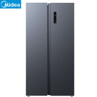 美的(Midea)电冰箱双开门532升双变频恒温BCD-532WKPM(ZG)墨兰灰