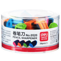 得力(deli) 0520 卷笔刀(36只/桶)(混)