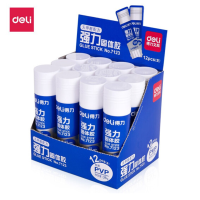 得力(deli)7123大号强力固体胶水/胶棒36g12支/盒