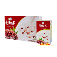 伊利 红谷黑谷 谷粒多红谷牛奶250ml*16盒 整箱
