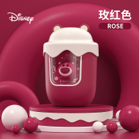 迪士尼(Disney)加湿器车载办公室卧室宿舍无线充电款迷你小型可爱女生 草莓熊[玫红色]