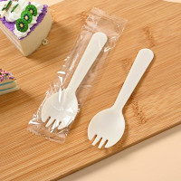 企采严选 一次性蛋糕叉 100支/包 单位:包