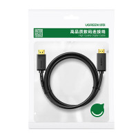 绿联 DP转HDMI转接线 4K高清连接线1.2版 DisplayPort转hdmi公对公视频线 电脑接电视转换器线 2米 1020210202