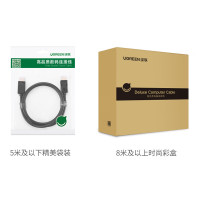 绿联DP线1.2版4K高清DisplayPort公对公240Hz连接线台式机电脑显卡笔记本连接显示器视频线1米10244