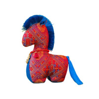 企采严选 吉祥物公仔国风富贵布艺马玩偶10cm[有元宝无金锁] 单位:个