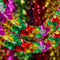 新年装饰拉花彩带 4条共7米