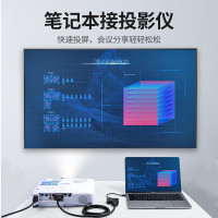 绿联Type-C扩展坞双屏同显USB-C转HDMI/VGA转接头4K30Hz转换器投屏器通用苹果50251