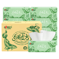 心相印绒立方60抽9包塑装厨房纸巾(电商箱装)TKDT1060