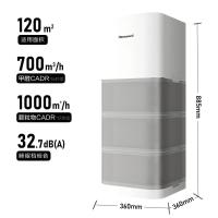 霍尼韦尔(Honeywell)空气净化器除花粉甲醛细菌流感病毒卫健委备案消毒机KJ1000F-P22W