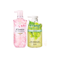 蔻斯汀樱花花瓣沐浴露720g&蔻斯汀果酱嫩肤沐浴露(香印青提香)450g