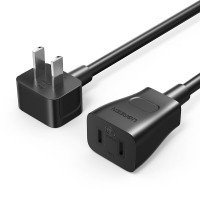 绿联 电源线 二插芯主机电源延长线 适用电动车充电空调电脑监控电视机加长插头插座3米 1574215742