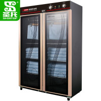 圣托(Shentop)大容量酒店毛巾衣物消毒柜 商用立式双开门臭氧紫外线 910L消毒柜DAA05