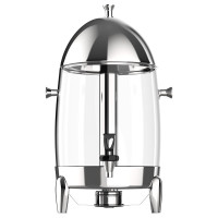 圣托 饮料机自助热饮机酒店不锈钢牛奶咖啡鼎 酒精加热西餐商用自助餐果汁桶 可视12L饮料桶 STYB-KP12