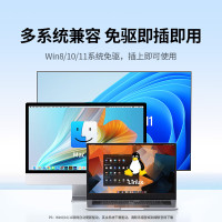 绿联 Console调试线USB转RJ45控制线配置线 适用思科腾达华为TP-LINK交换机路由器 黑色3米60813