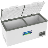 圣托(shentop)冰柜商用大容量全冷冻商用冰柜速冻单温冷藏柜节能冷冻柜卧式900升以上双门冷冻冰柜STLW-C988