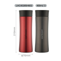 乐扣乐扣(LOCK&LOCK)掌心保温杯不锈钢男女便携商务水杯子400ML 不锈钢LHC4028