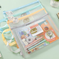 晨光学科拉链袋单层手提网纱(语文)ADM929WL