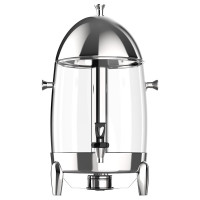 圣托 饮料机自助热饮机酒店不锈钢牛奶咖啡鼎 酒精加热西餐商用自助餐果汁桶 可视12L饮料桶 STYB-KP12