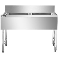 圣托(Shentop)食堂厨房双星水池商用 不锈钢双槽洗菜盆带围板 酒店饭店水槽洗碗池STTC-BA12C