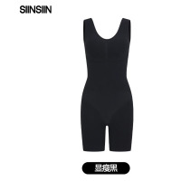 SIINSIIN连体塑身衣女收腹提臀显身材美体裤辣妹高弹塑形(S5DSS05905) 黑色 (M、L、XL、XXL)