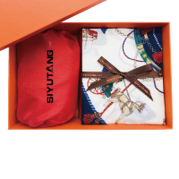 丝语棠 夏日阳光(:1.53真丝方巾*1;2.防嗮衣*1均码)