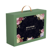 丝语棠 春日盎然四件套(1.丽锦缎丝巾*1;2.云朵原纱防嗮口罩*1;3.黑胶藤编防嗮帽*1;4.凡士林护手霜*1)