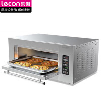 乐创(lecon)烤箱商用电烤箱大型大容量电烤炉蛋糕面包月饼披萨烤箱焗炉一层一盘220V LC-DK-EB620Z-1