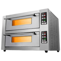 乐创(lecon)烤箱商用电烤箱 大型大容量电烤炉蛋糕面包月饼披萨烤箱焗炉二层二盘 EB-620Z-2