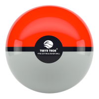 火焰战士 灭火球 干粉灭火器家用厨房商用机房自爆灭火弹投掷式灭火球消防器材 支架款0.6公斤TY01-600A