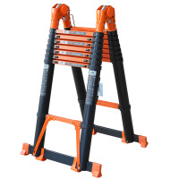 奥鹏梯子多功能伸缩工程梯可折叠加厚铝合金人字梯AP-9059ALK-560T