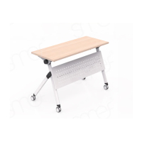 裕港钢木桌1200*500*750H