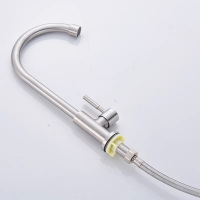 企采严选 不锈钢水龙头 304不锈钢材质 单冷大弯水龙头 单位:个