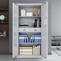 祥丰瑞和电子保密柜密码档案柜资料铁皮文件柜 加厚通体带抽电子密码款0.8mm