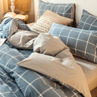 雅鹿·自由自在全棉四件套1OO%纯棉被套200x230cm床上用品