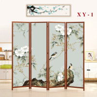 实木屏风隔断玄关可移动折叠伸缩遮挡家用现代简约中式客厅卧室 XY-1 1.8米高X0.5米宽一扇