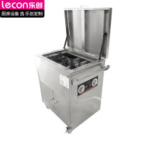 乐创(lecon)筷子消毒机商用筷子消毒烘干一体机紫外线不锈钢立式箱体热风循环筷子消毒车220VLC-DK-1200